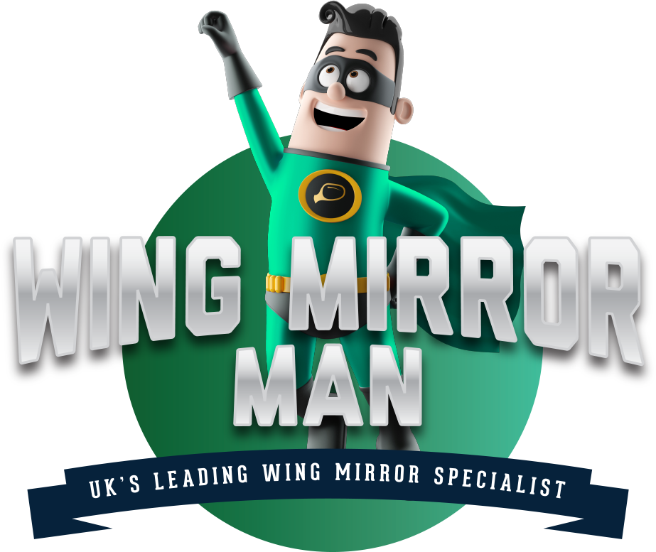 A logo for Wing Mirror Man